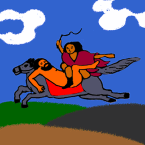 конь мужчина женщина камасутра на скаку.